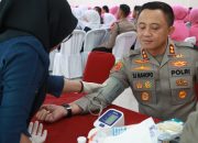 Polres Berau Gelar Bakti Kesehatan Donor Darah Peringati Hari Kesatuan Gerak Bhayangkari Ke-72