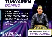 Lomba Domino Hadiah Dua Unit Motor