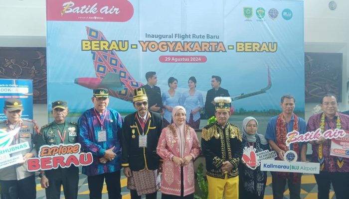 Mulai Penerbangan Perdana Lion Air Group Melalui Batik Air Rute Berau – Yogyakarta