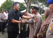 Tiba di Berau, AKBP Khairul Basyar Disambut Pejabat Utama Polres Berau