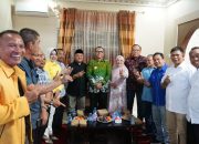Kunjungan Pj Bupati Sofian Agus Ke Sekber Paslon Bupati 1 dan 2, Pinta Jaga Keamanan dan Ketertiban Tahun Politik