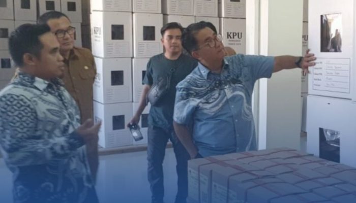 Kunjungan Pj Gubernur bersama Pjs Bupati Berau Cek Kesiapan Logistik Jelang Pilkada