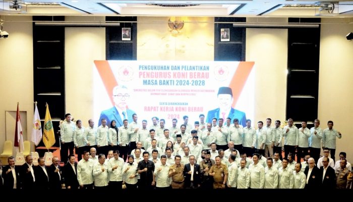 Pelantikan Pengurus KONI Berau Masa Bakti 2024–2028 : Dorong Prestasi Para Atlet