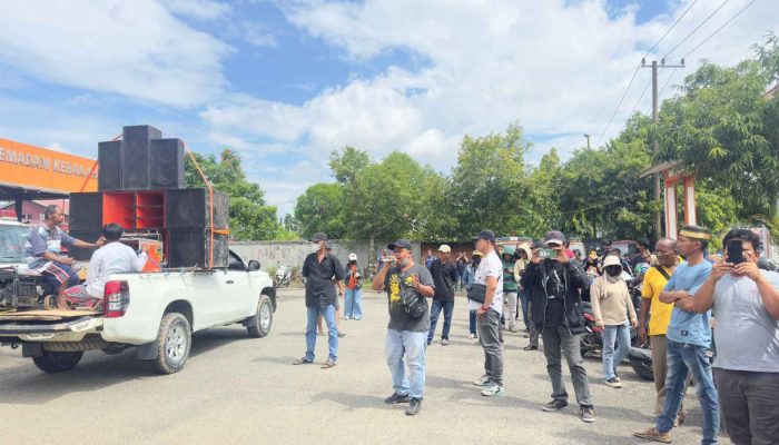 Aliansi Peduli Demokrasi Berau Demo KPU, Soroti Distribusi Undangan Pilkada hingga Tingginya Angka Golput