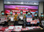 Jelang Akhir Tahun Polres Berau Musnakan 2,8 Kilogram Sabu dengan 26 Tersangka