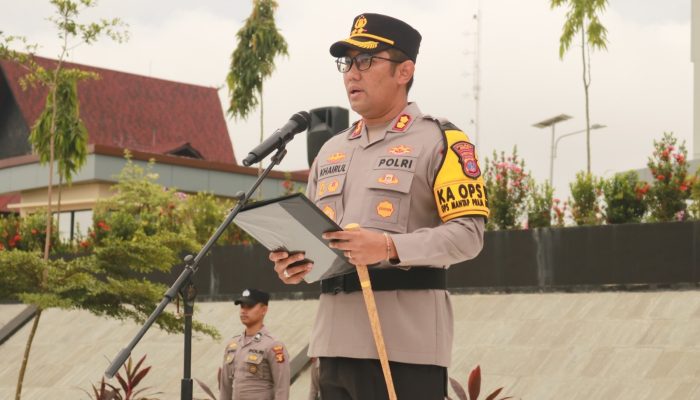 Kapolres Berau Pimpin Sertijab Wakapolres dan Kasatreskrim Polres Berau