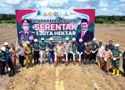 Dukung Swasembada Pangan, Bupati Berau Ikuti Tanam Jagung Serentak 1 Juta Hektar