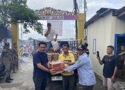 Dedy Okto Sambangi dan Berikan Bantuan Puluhan Korban Kebakaran di Jalan Milono Berau