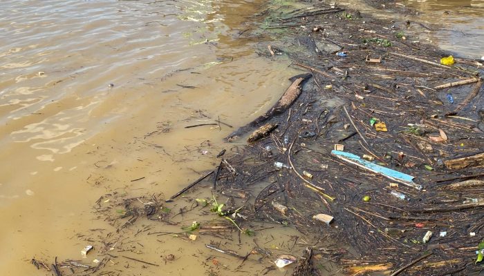 Kesadaran Lingkungan Minim, Sampah di Tepian Teratai Masih Dibuang ke Sungai