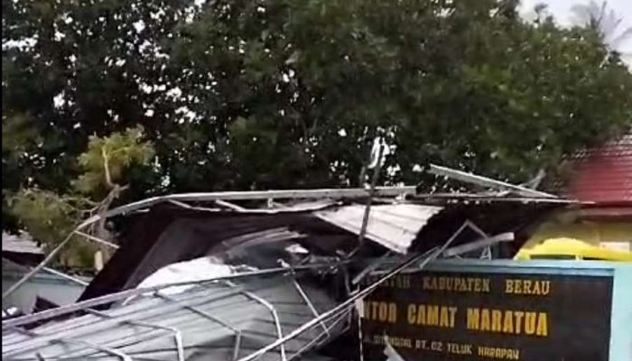 Angin Kencang Landa Pulau Maratua, Menurut BMKG Berau Karena Awan Kumulonimbus