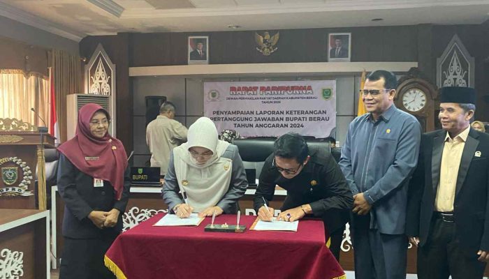 DPRD Berau Gelar Rapat Paripurna Penyampaian LKPJ Bupati Tahun Anggaran 2024