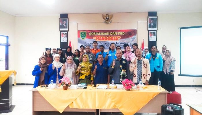 Bangun Karakter Bangsa, Kesbangpol Berau Gelar Sosialisasi MANGGALA untuk Pemuda