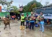 Sambut Iduladha, KUPP Kelas II Tanjung Redeb bersama Mitra Kerja Sembelih 28 Sapi Kurban