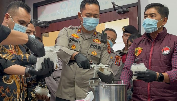 Polres Berau Ungkap 12 Kasus Narkoba, 14 Tersangka Diamankan